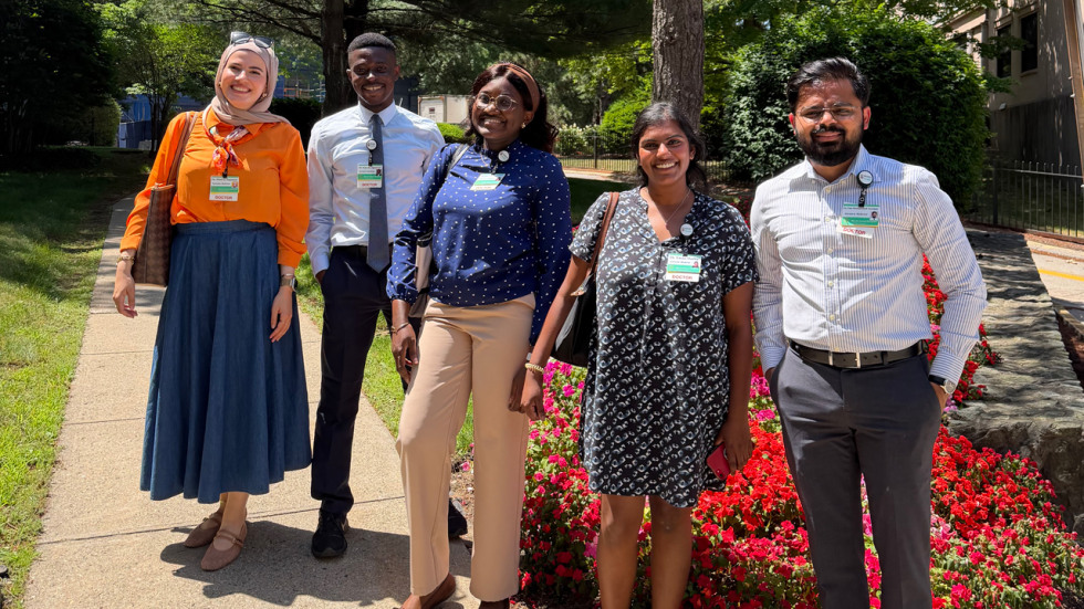 fellows posing